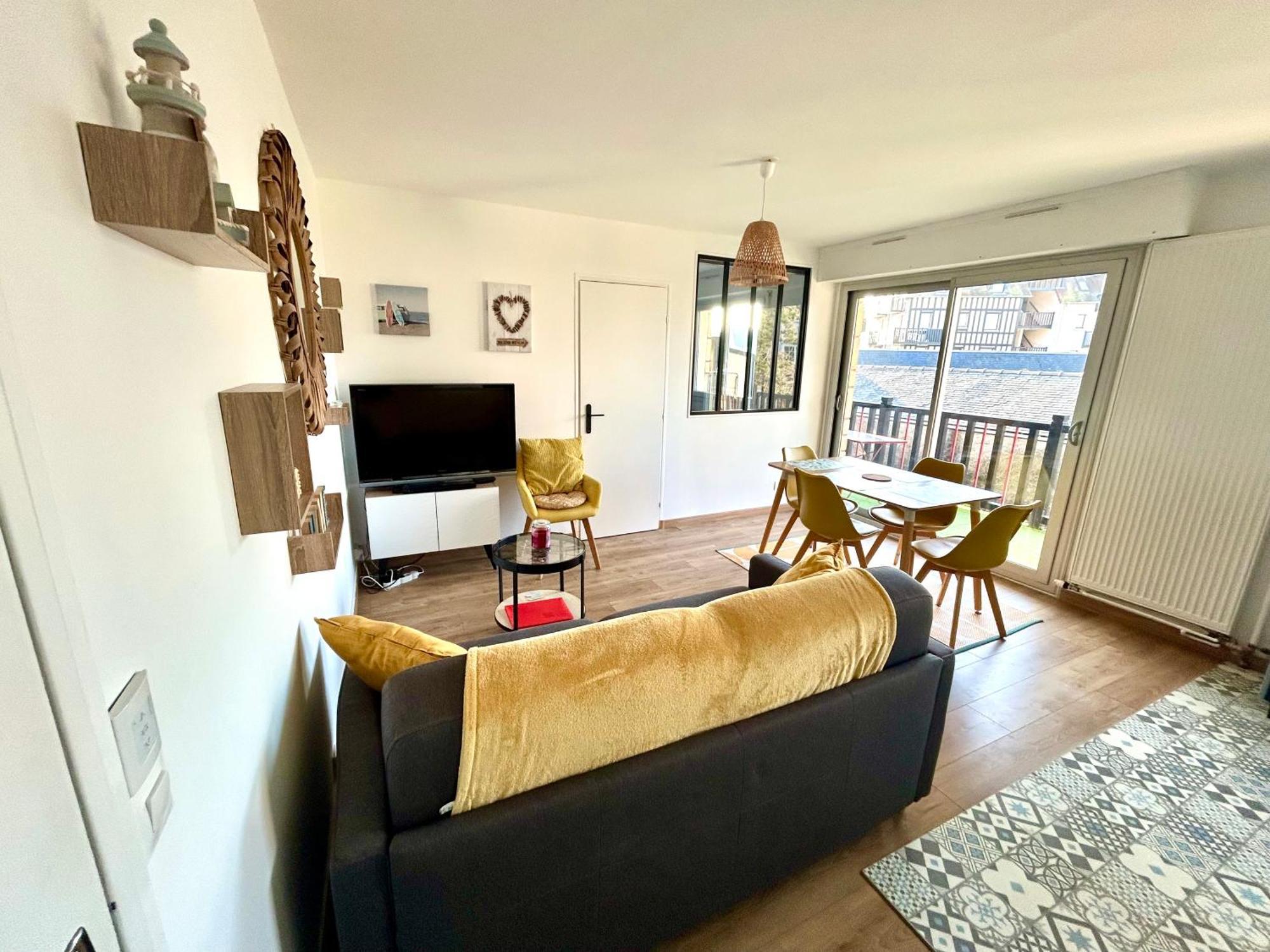 Magnifique Appartement Vue Mer A 50 M De La Plage 滨海维莱 外观 照片